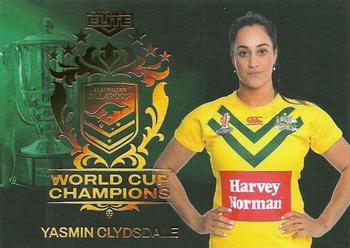 2023 NRL Traders Elite - World Cup Champions #WCC27 Yasmin Clydsdale Front